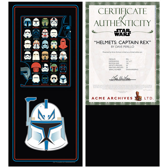 Helmets: Captain Rex Collectible Pin