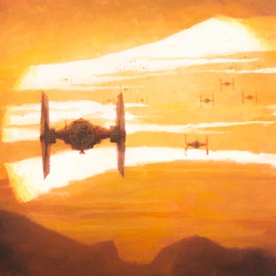 TIE Fighter Sunset by Christopher Clark | Star Wars — Acme Archives Direct